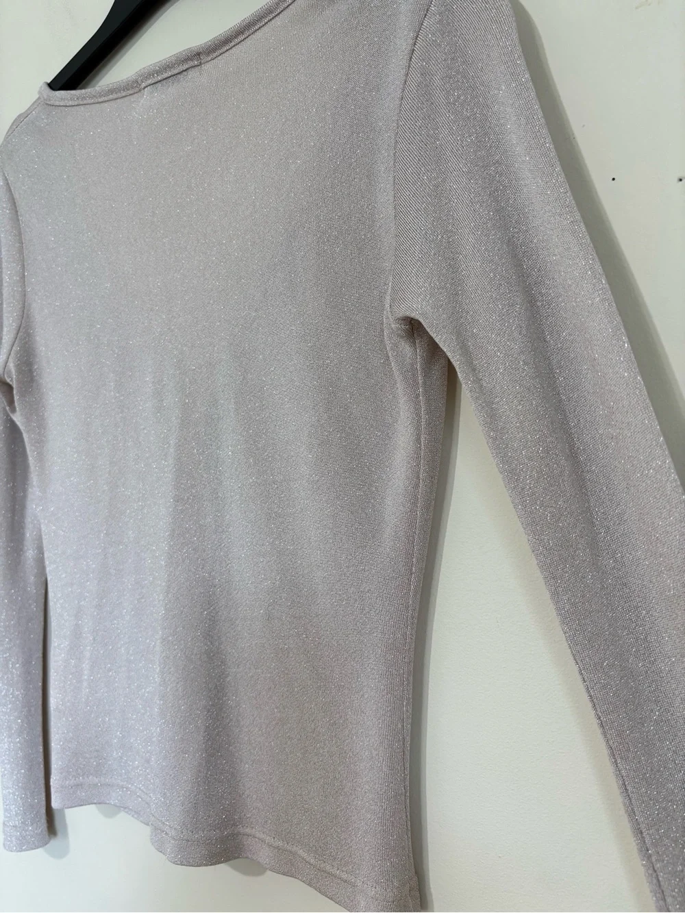 Vintage Benetton Formula 1 Metallic button up long sleeve sheer crop cardigan XS
